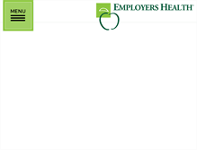 Tablet Screenshot of employershealthco.com